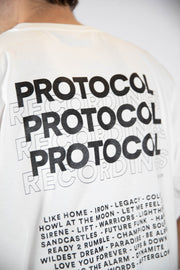 10 YEARS OF PROTOCOL TEE WHITE